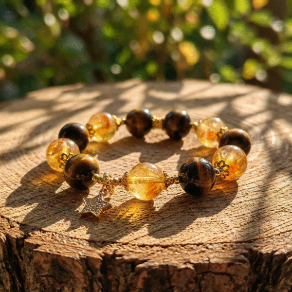 🌟 The "Supernova" Statement Bracelet | 12mm Tiger Eye